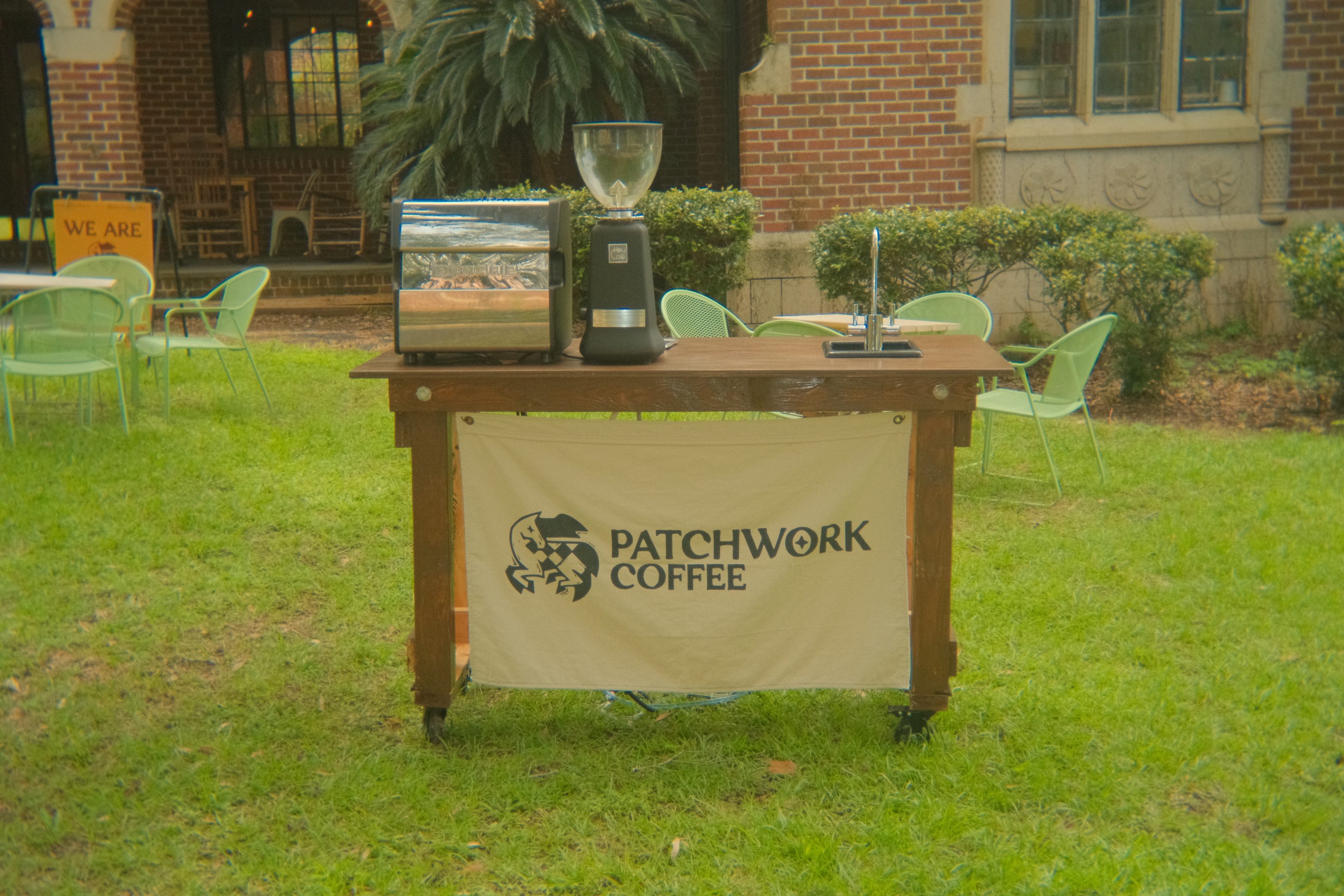 Patchwork Coffee cart